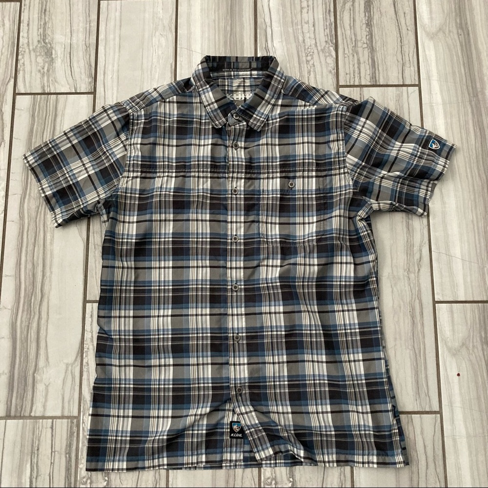 Kuhl Polyester Button Down Shirt. Euc Like New - image 1